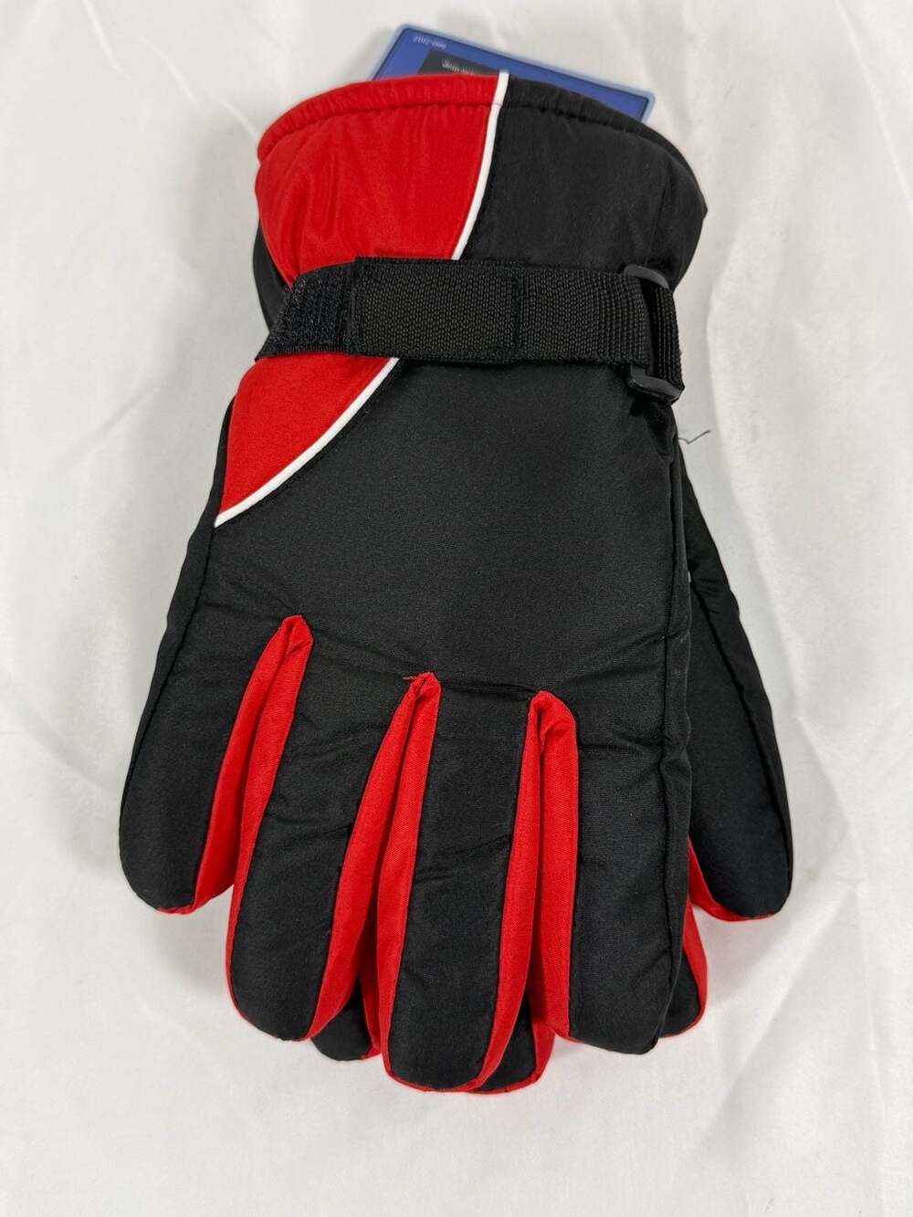 Rugged Wear Men's Ski Gloves Black Red Size M New with Tags
